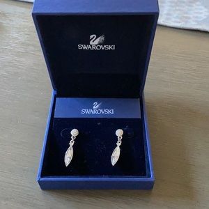 Swarovski Teardrop Post Earrings